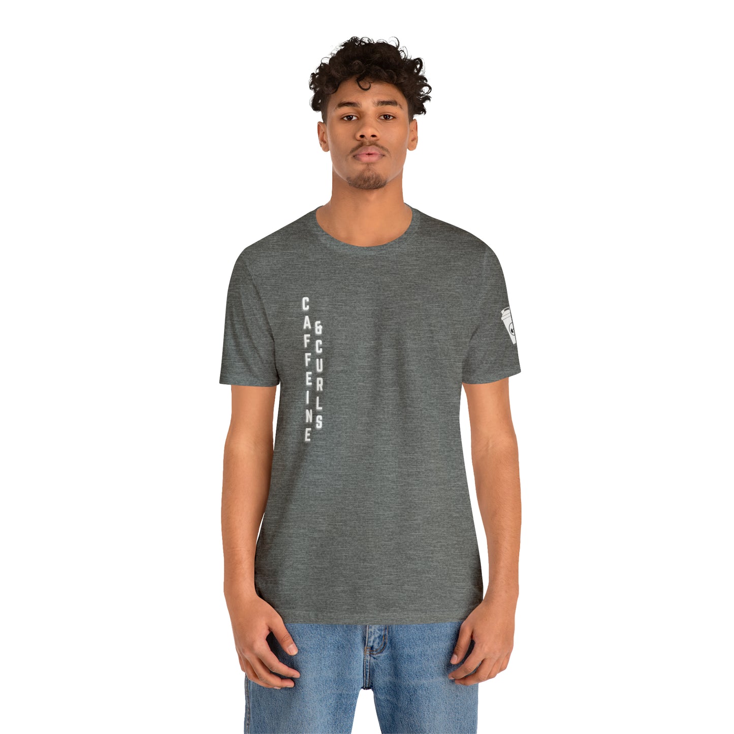 Caffeine & Curls Bella+Canvas Gym T-Shirt