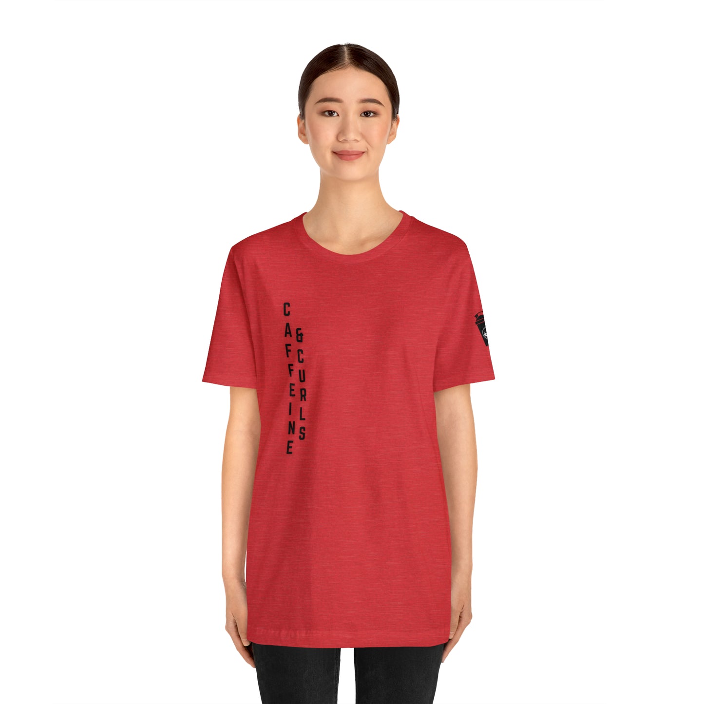 Caffeine & Curls Bella+Canvas Gym T-Shirt
