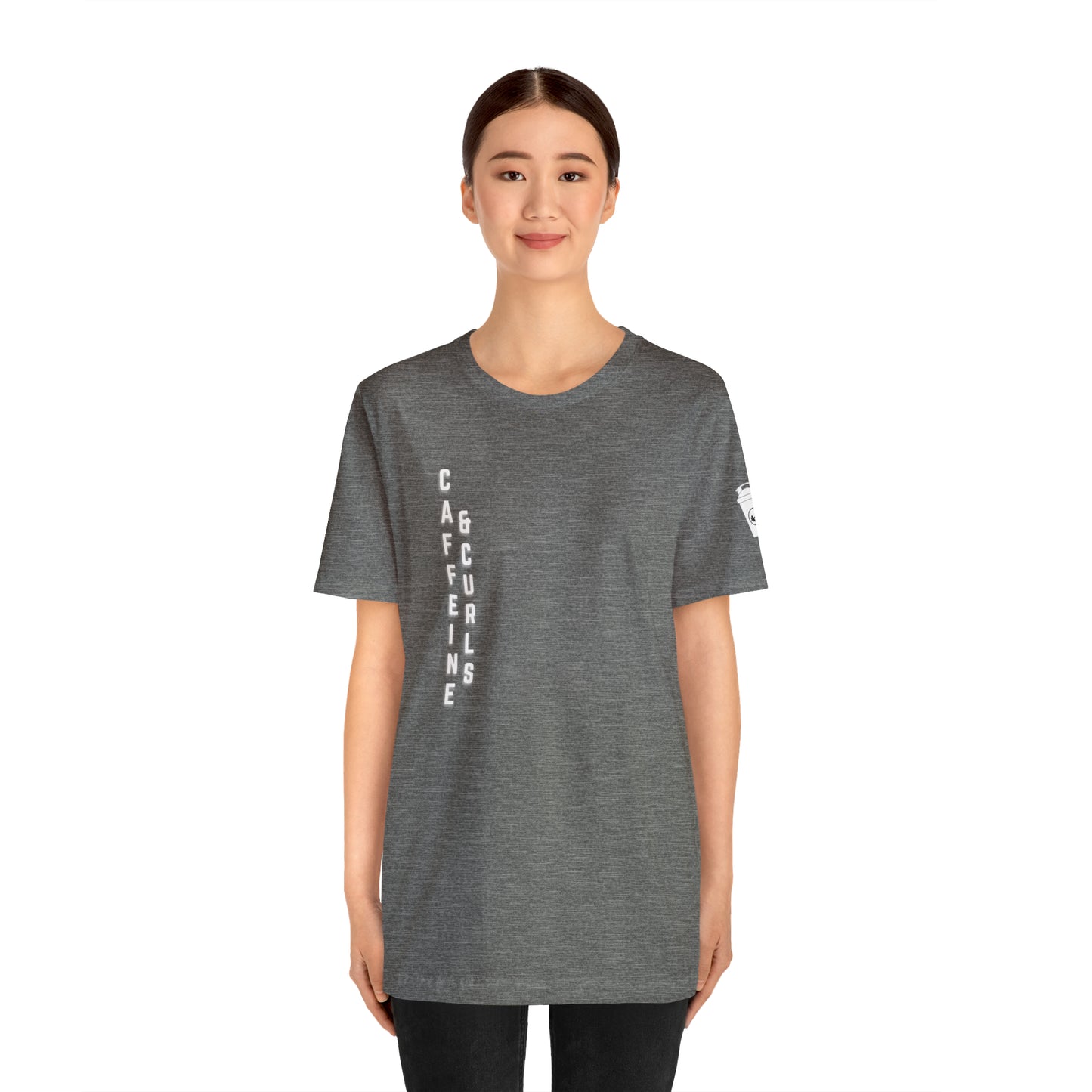 Caffeine & Curls Bella+Canvas Gym T-Shirt