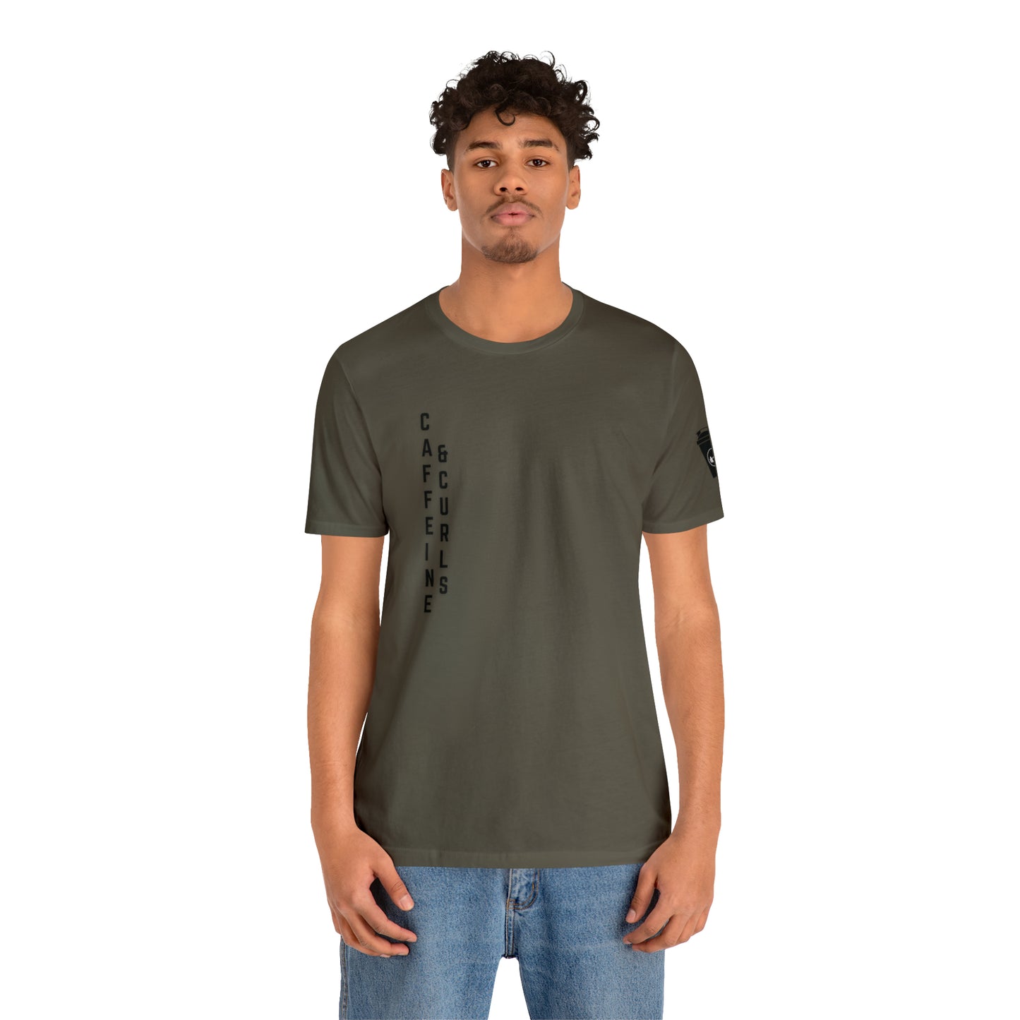 Caffeine & Curls Bella+Canvas Gym T-Shirt