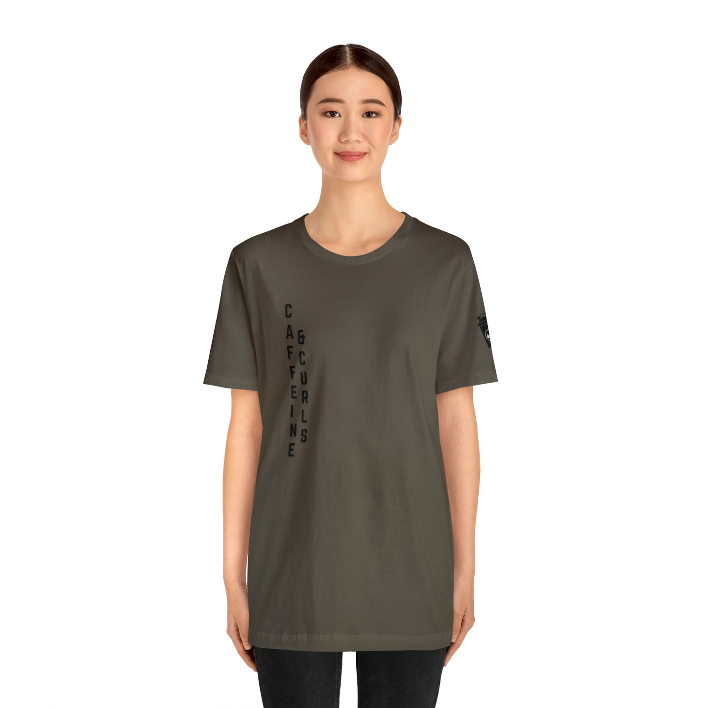 Caffeine & Curls Bella+Canvas Gym T-Shirt