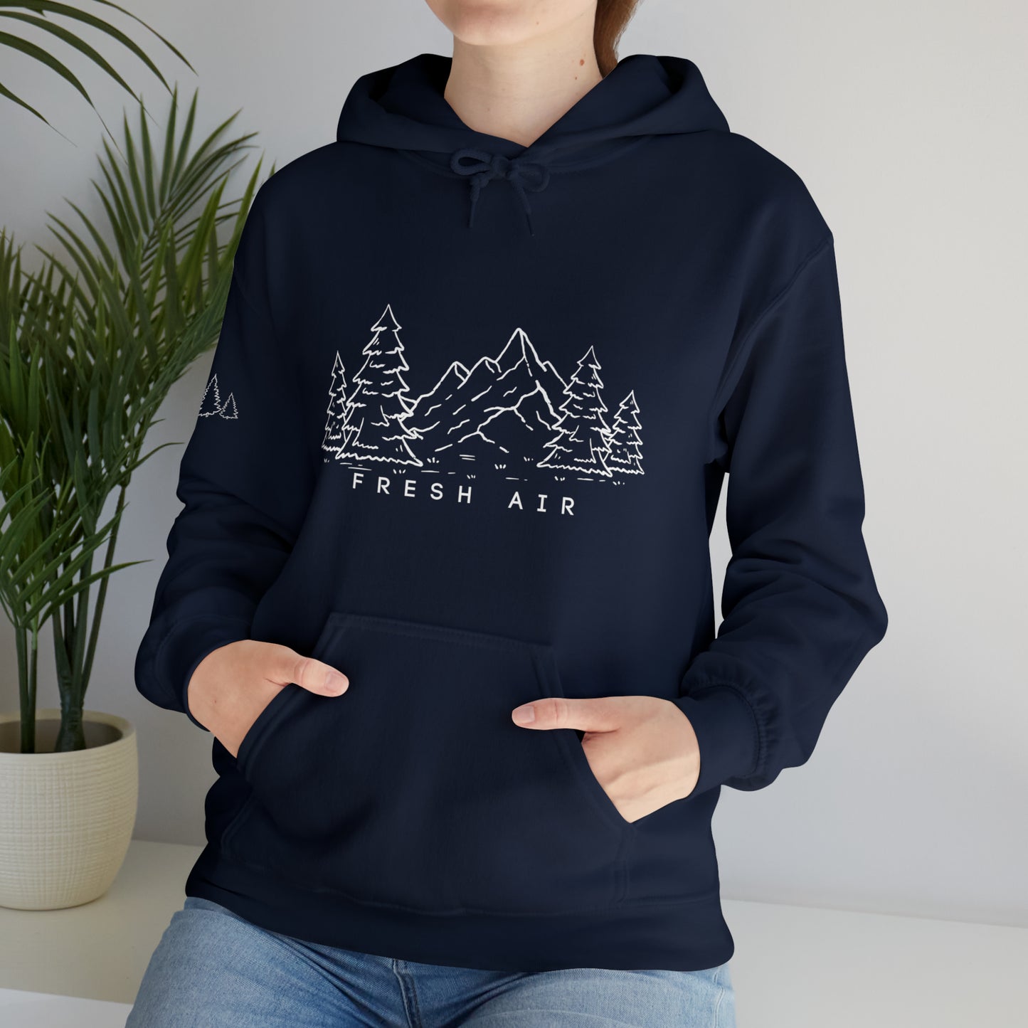 Forest Fresh Air Hooded Sweatshirt