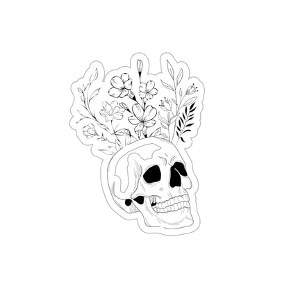 Flower Skeleton Sticker