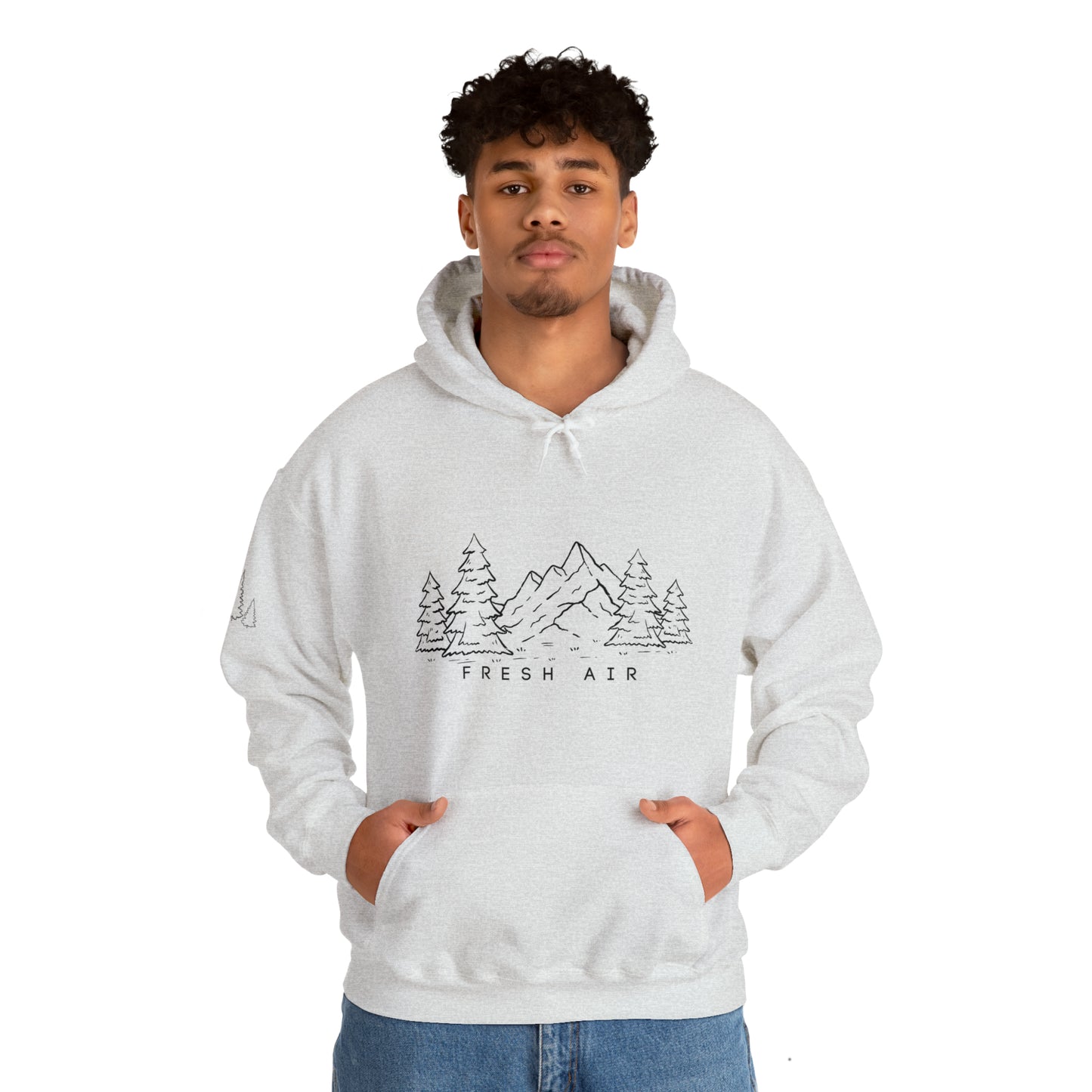 Forest Fresh Air Hooded Sweatshirt