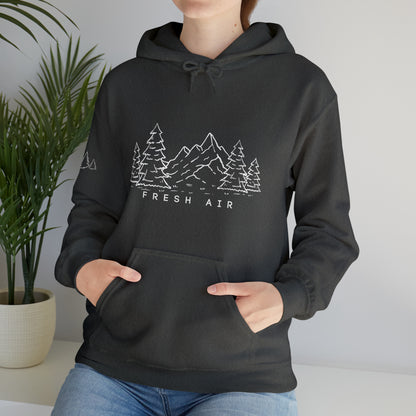 Forest Fresh Air Hooded Sweatshirt