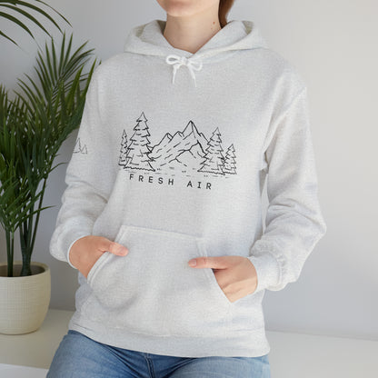 Forest Fresh Air Hooded Sweatshirt